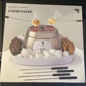 Sharper Image Electric Tabletop S'mores Maker - Gray New  Great Party Kids Food